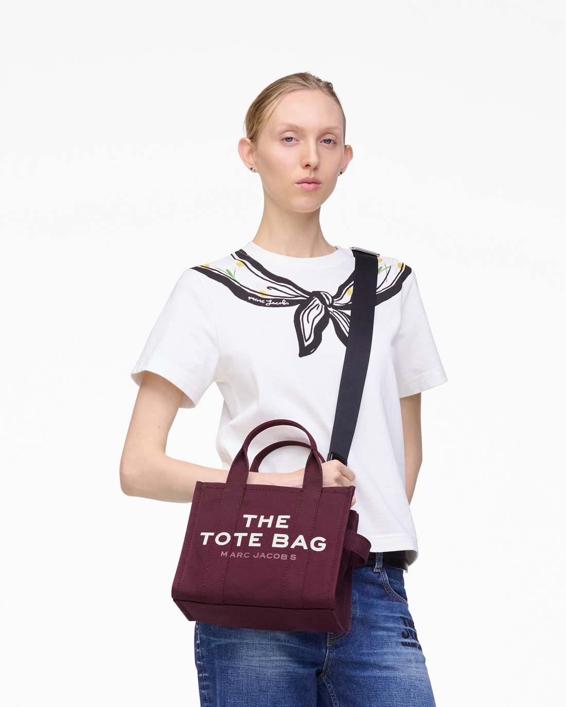 The Canvas Small Tote Bag Dark Plum - Marc Jacobs Exclusive