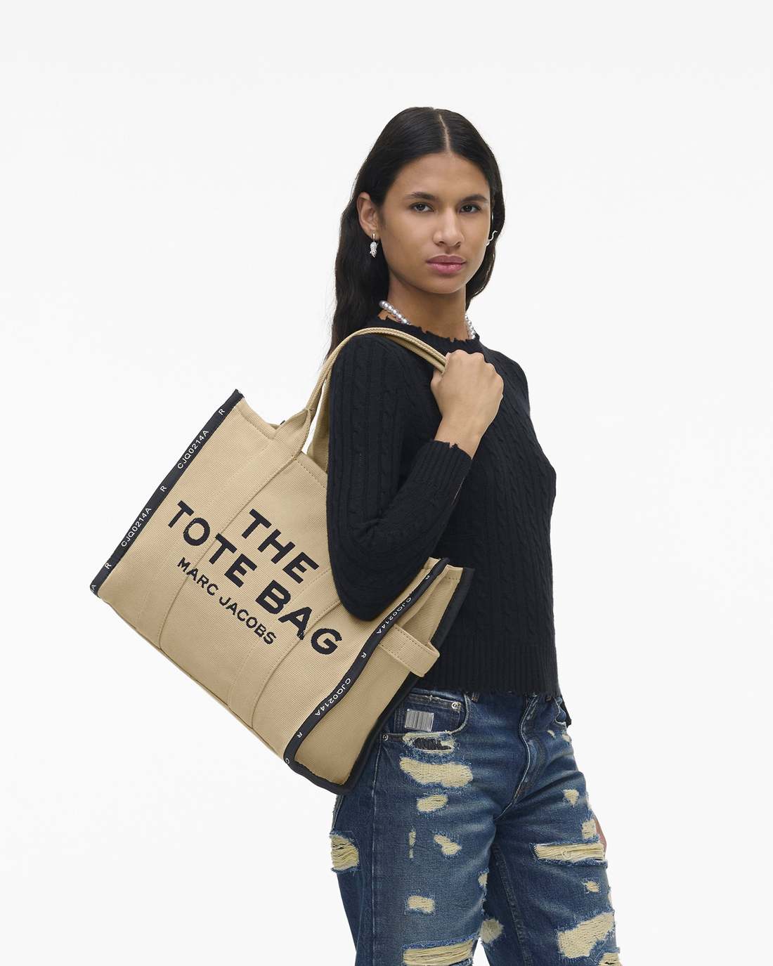 The Jacquard Large Tote Bag Warm Sand - Marc Jacobs Popular