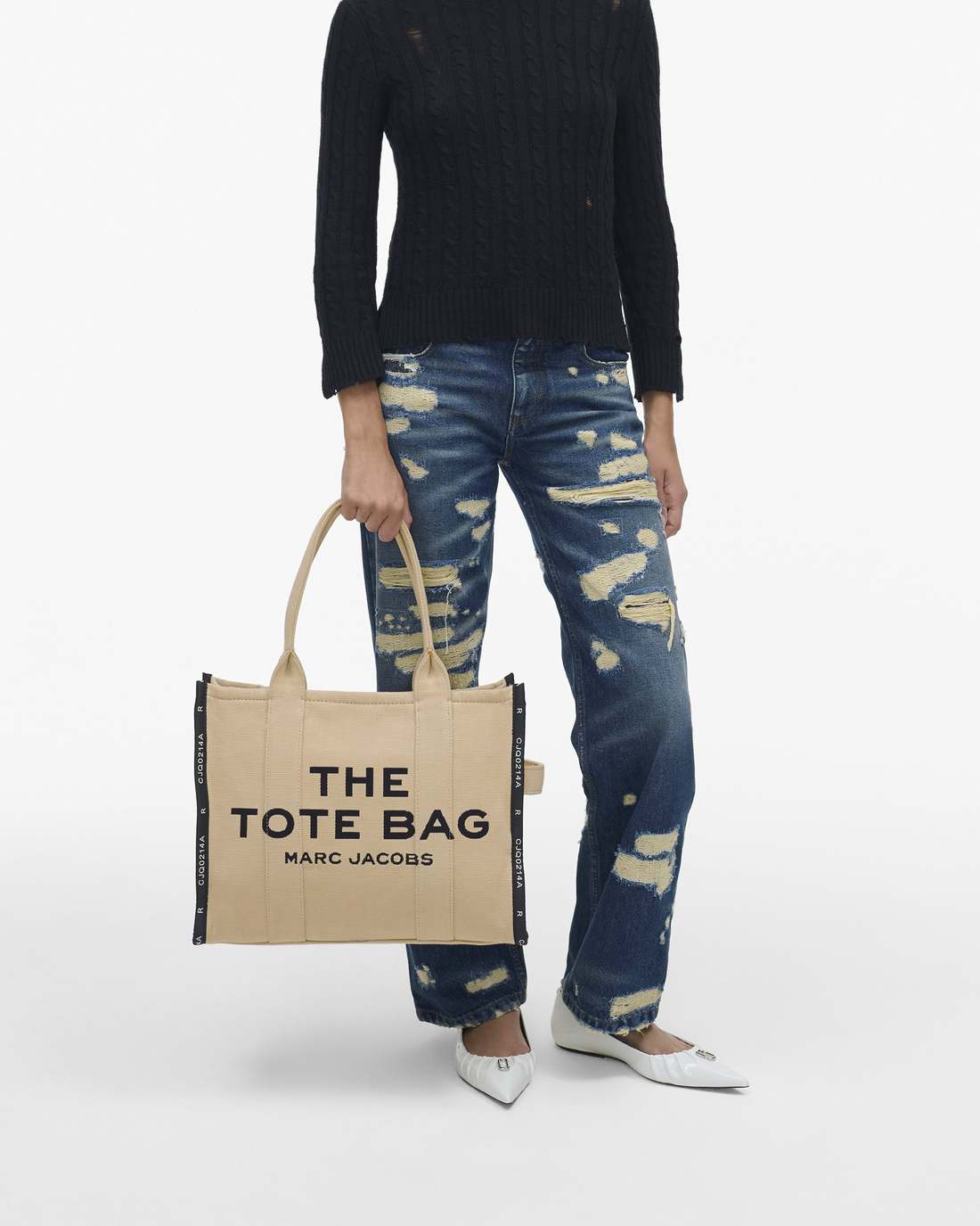The Jacquard Large Tote Bag Warm Sand - Marc Jacobs Popular