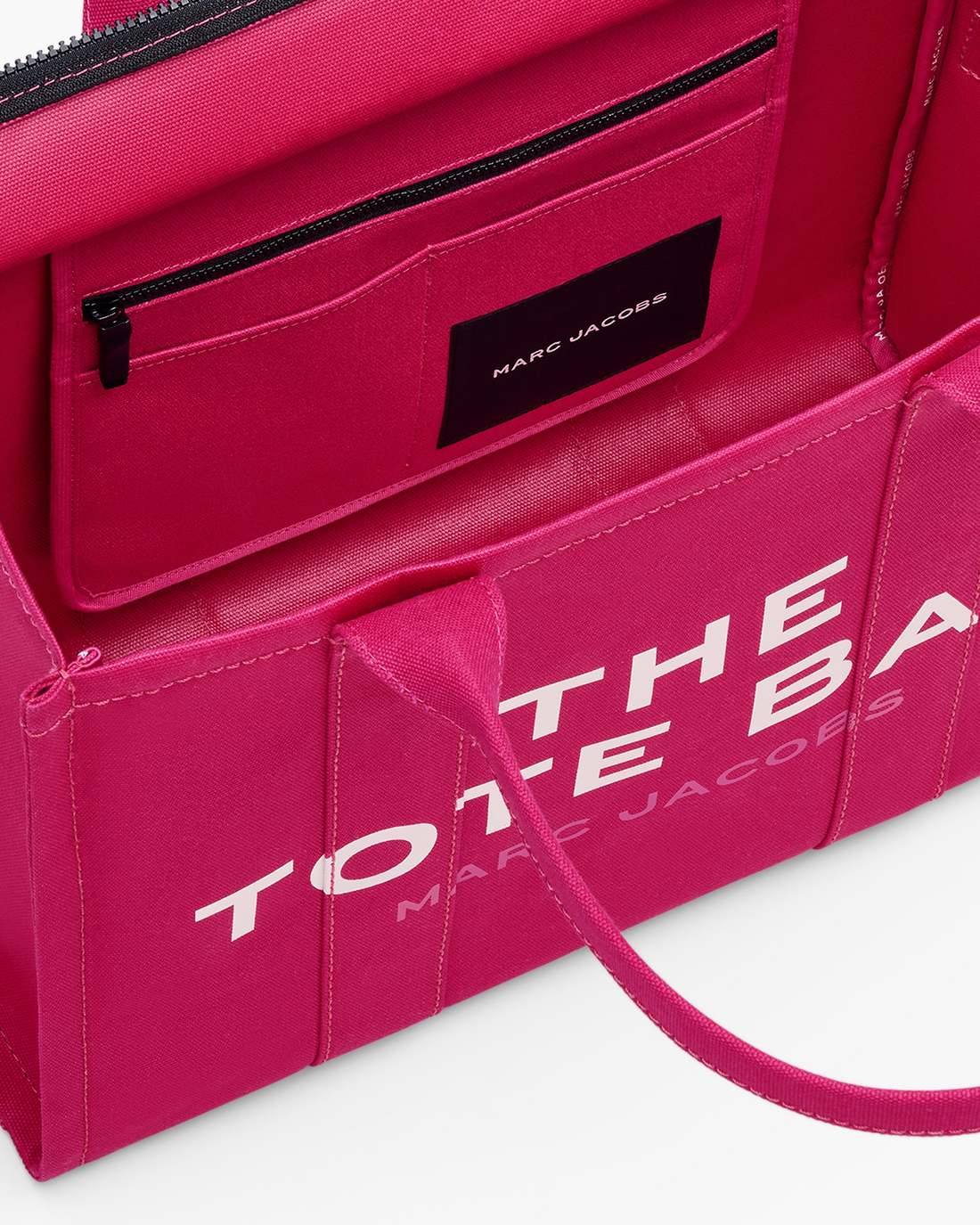 The Canvas Large Tote Bag Raspberry Pink - Marc Jacobs Signature