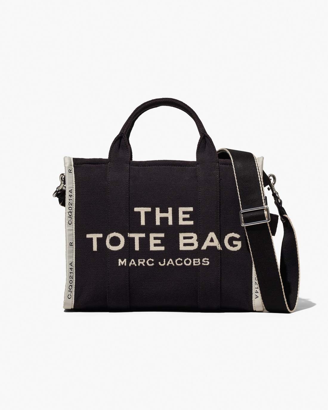 The Jacquard Medium Tote Bag Black - Marc Jacobs Featured