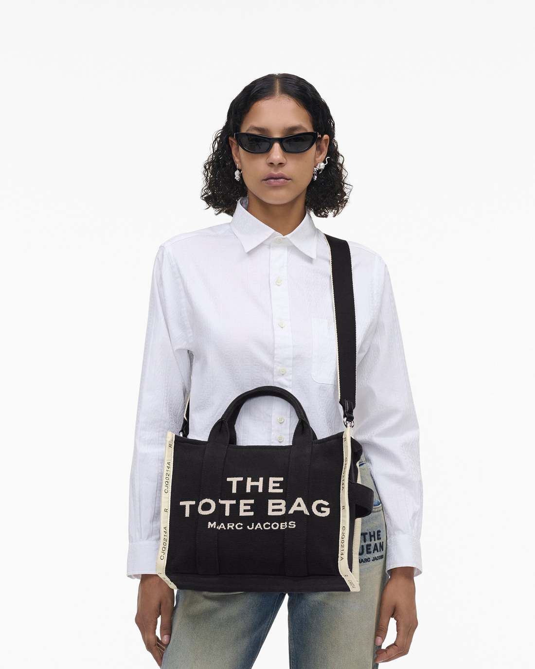 The Jacquard Medium Tote Bag Black - Marc Jacobs Featured
