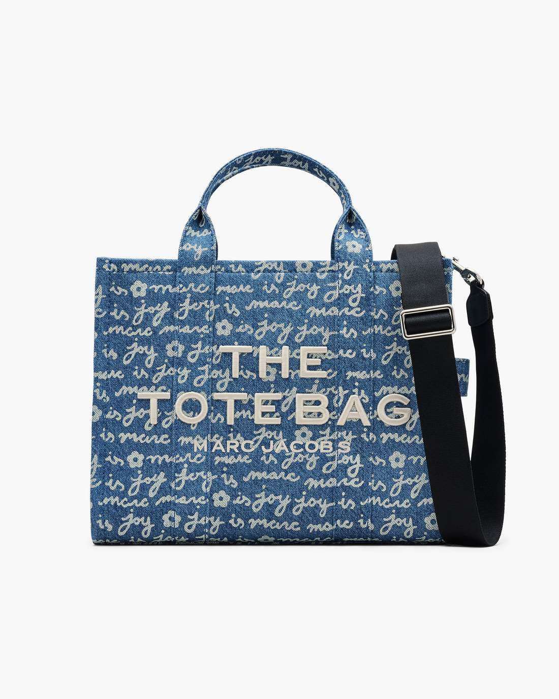 The Joy Denim Medium Tote Bag Indigo Multi - Marc Jacobs Popular