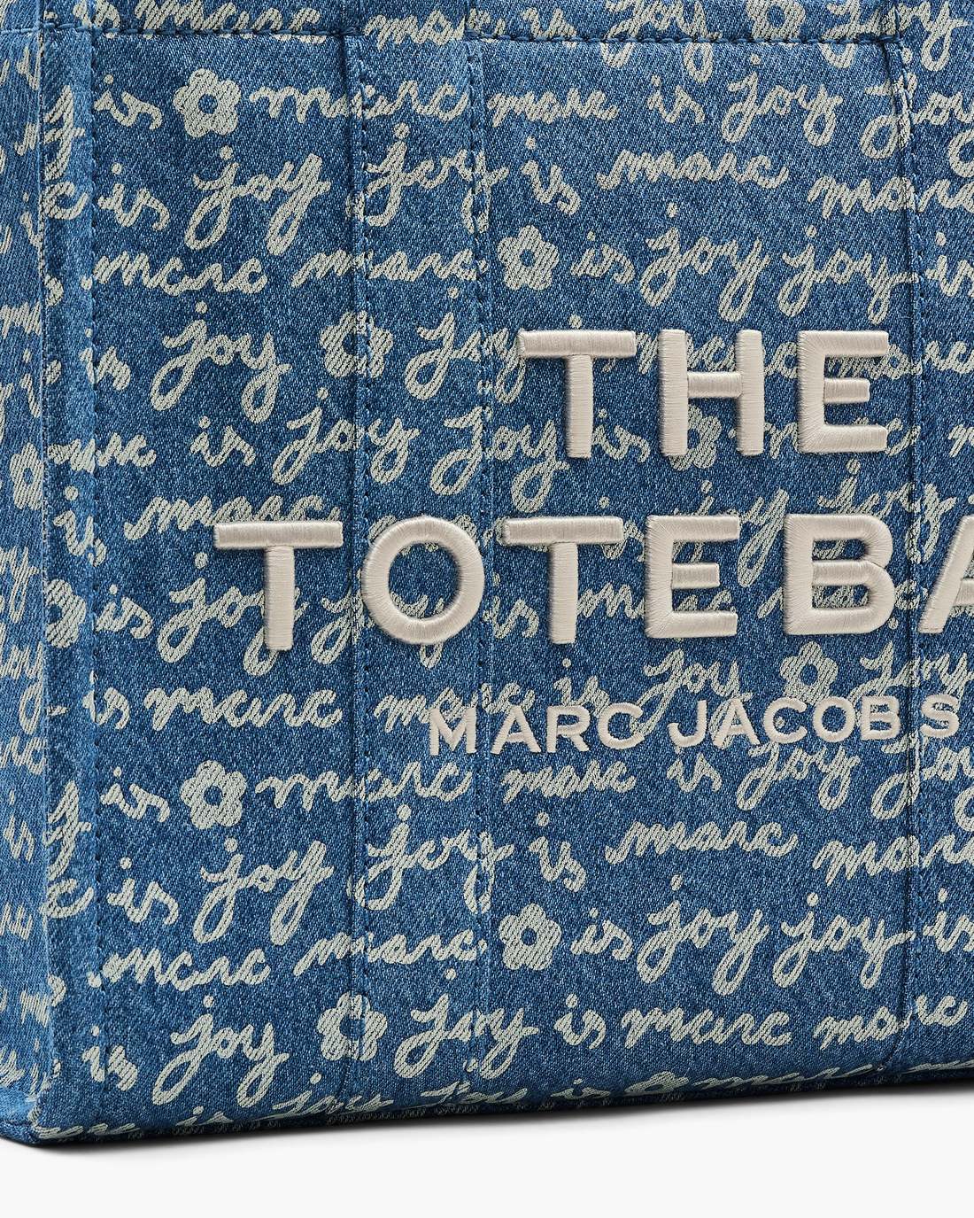 The Joy Denim Medium Tote Bag Indigo Multi - Marc Jacobs Popular