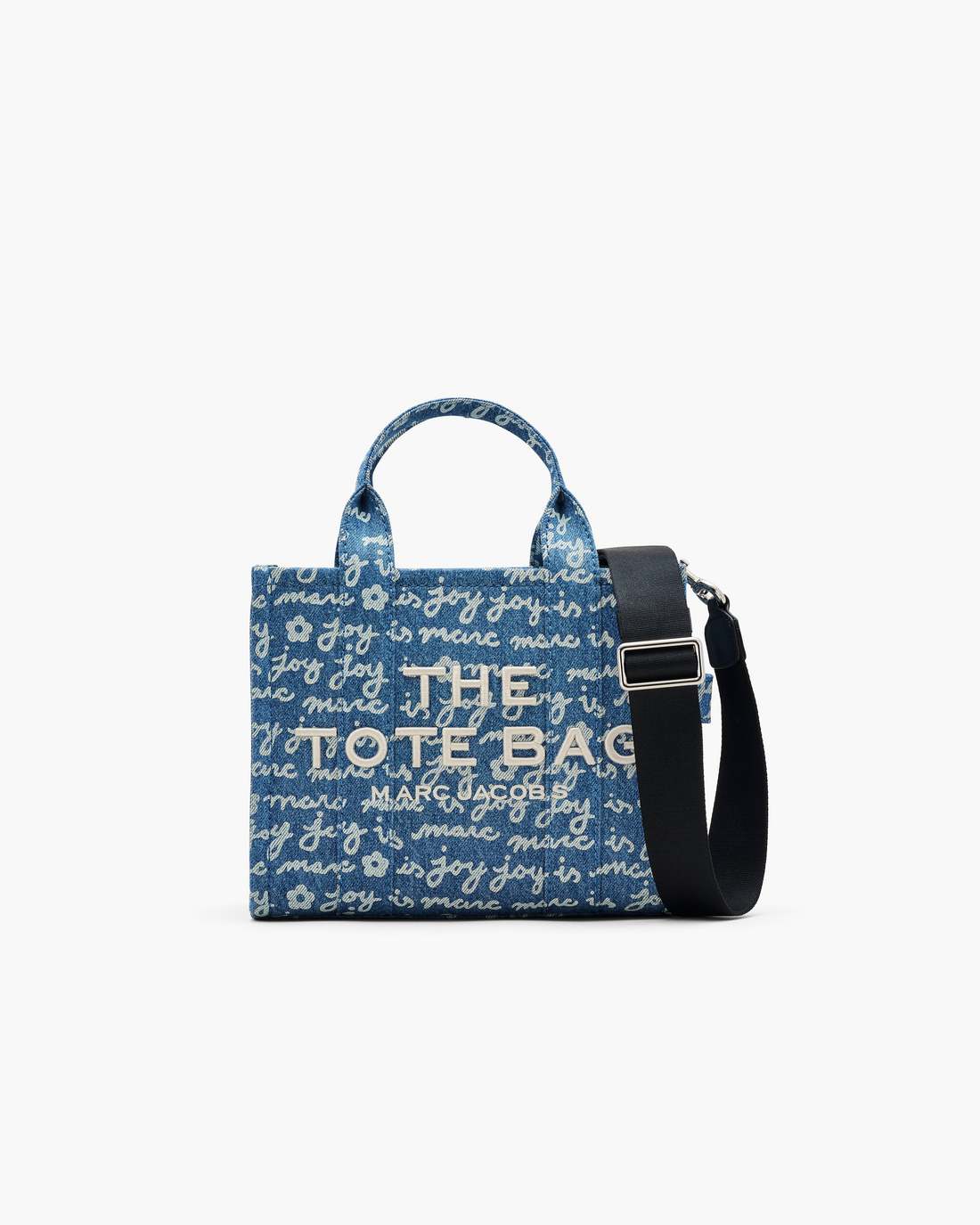 The Joy Denim Small Tote Bag Indigo Multi - Marc Jacobs Trending