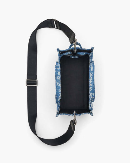 The Joy Denim Small Tote Bag Indigo Multi - Marc Jacobs Trending