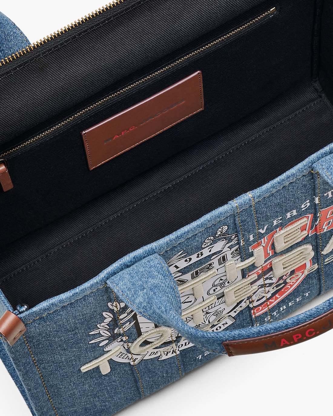The A.P.C. X Marc Jacobs Denim Medium Tote Bag Washed Indigo - Marc Jacobs Best Seller