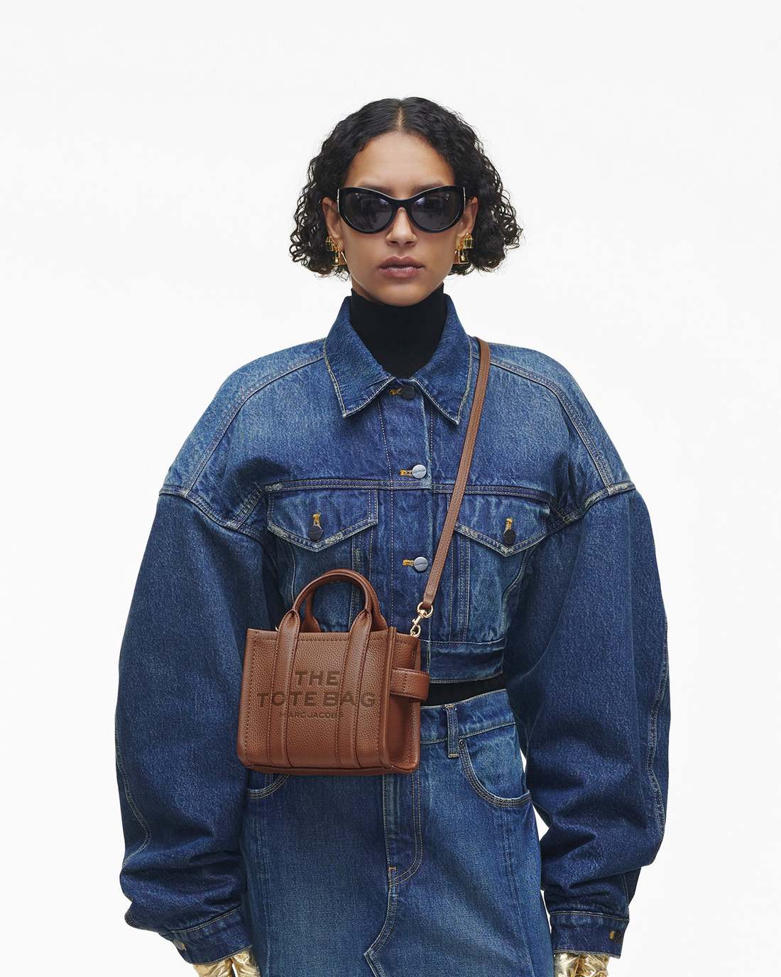The Leather Crossbody Tote Bag Argan Oil - Marc Jacobs Recommended