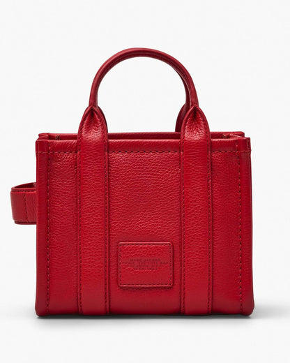 The Leather Crossbody Tote Bag True Red - Marc Jacobs Signature