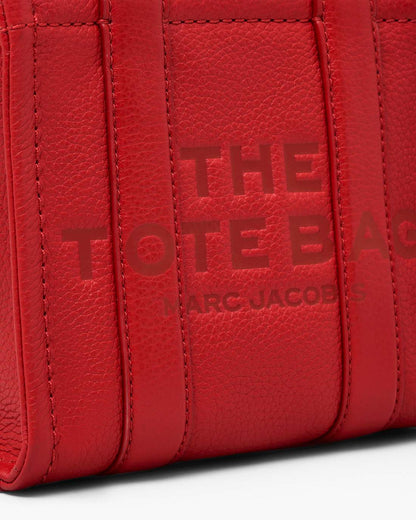 The Leather Crossbody Tote Bag True Red - Marc Jacobs Signature