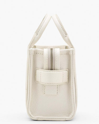 The Leather Crossbody Tote Bag Cotton/Silver - Marc Jacobs Premium