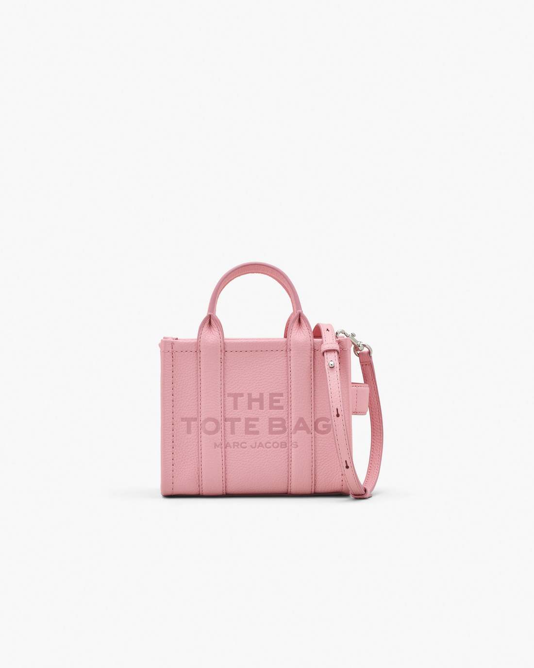 The Leather Crossbody Tote Bag Ribbon Pink - Marc Jacobs New