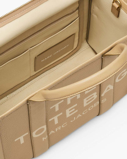 The Leather Medium Tote Bag Camel - Marc Jacobs Trending