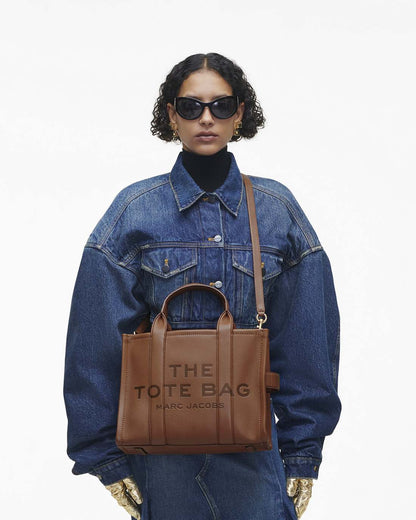 The Leather Medium Tote Bag Argan Oil - Marc Jacobs Best Seller