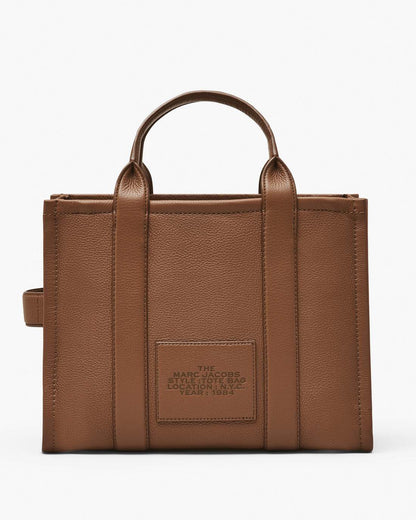 The Leather Medium Tote Bag Argan Oil - Marc Jacobs Best Seller