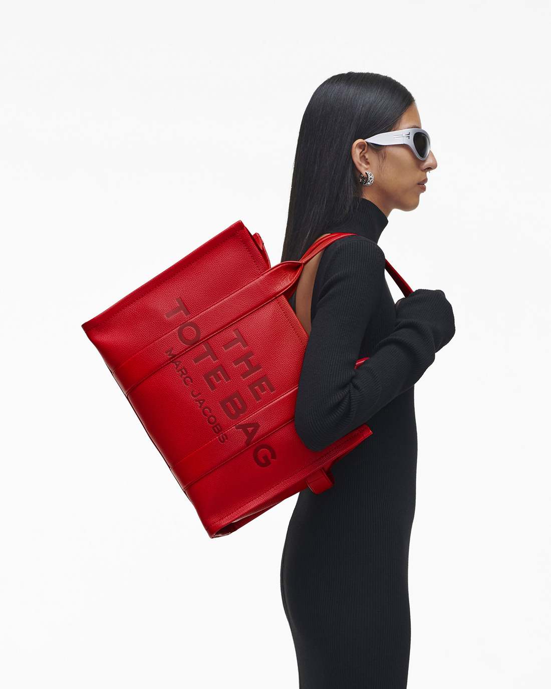The Leather Large Tote Bag True Red - Marc Jacobs Recommended