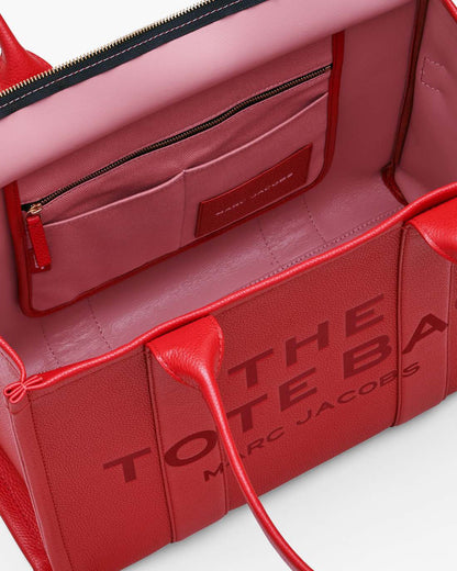 The Leather Large Tote Bag True Red - Marc Jacobs Recommended