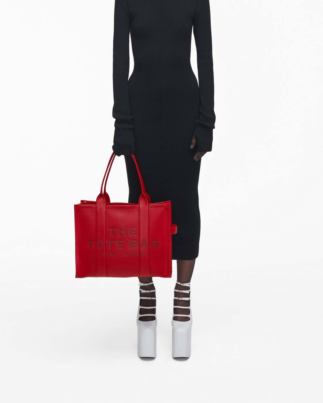 The Leather Large Tote Bag True Red - Marc Jacobs Recommended