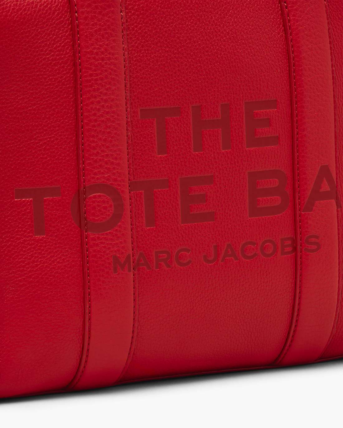 The Leather Medium Tote Bag True Red - Marc Jacobs Exclusive