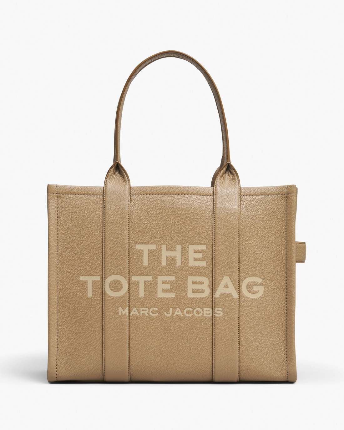 The Leather Large Tote Bag Camel - Marc Jacobs Signature