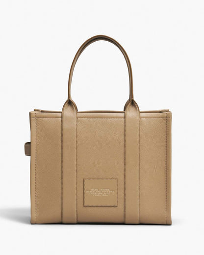 The Leather Large Tote Bag Camel - Marc Jacobs Signature