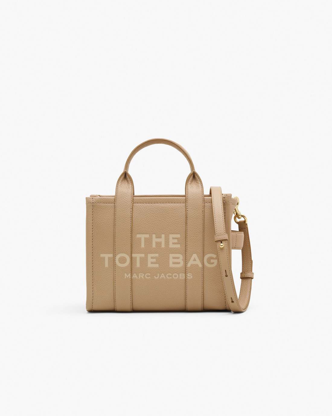 The Leather Small Tote Bag Camel - Marc Jacobs Premium
