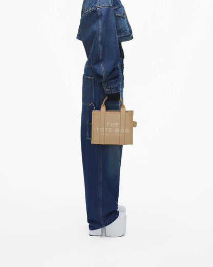 The Leather Small Tote Bag Camel - Marc Jacobs Premium