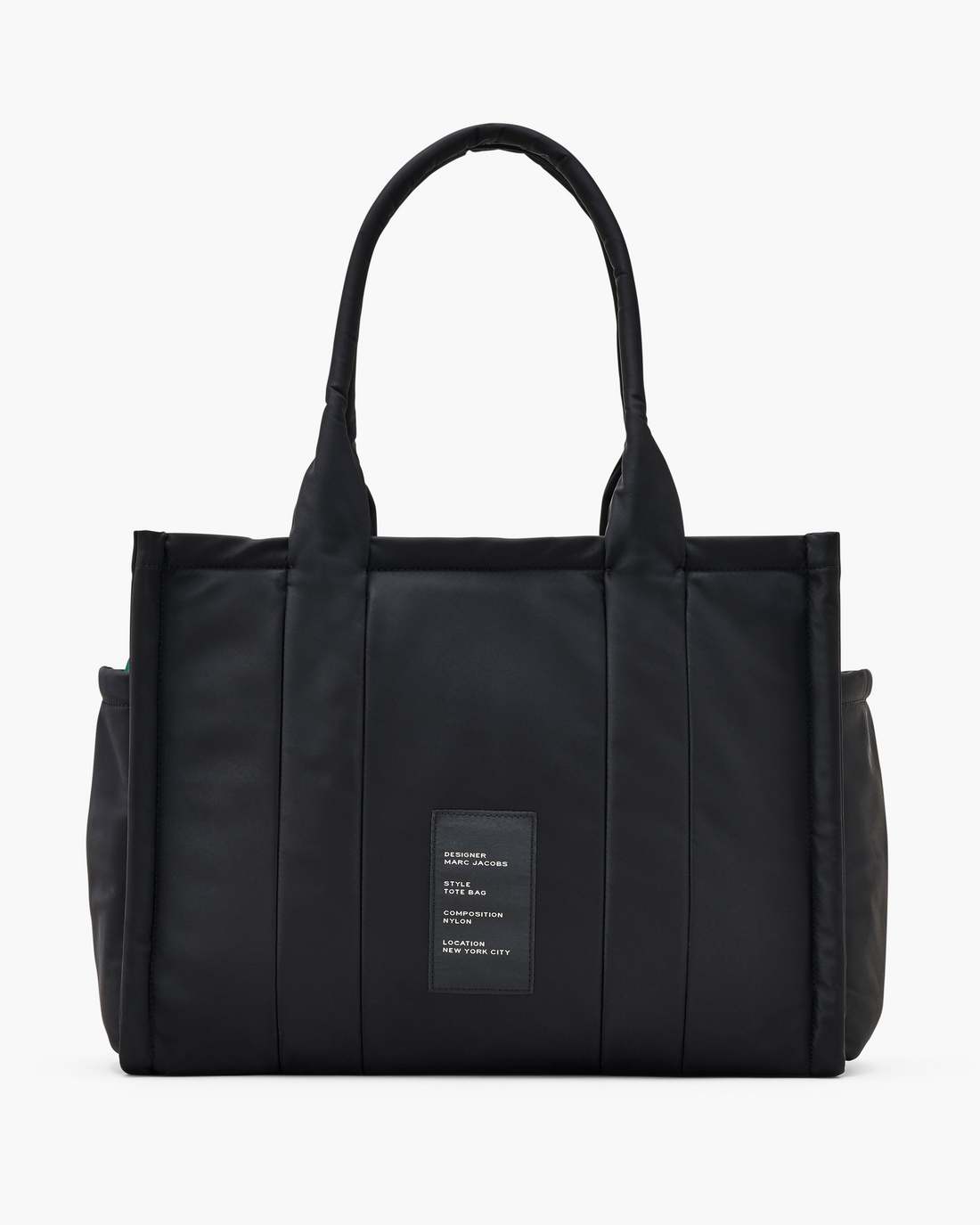 The Puffy Nylon Large Tote Bag Black - Marc Jacobs New