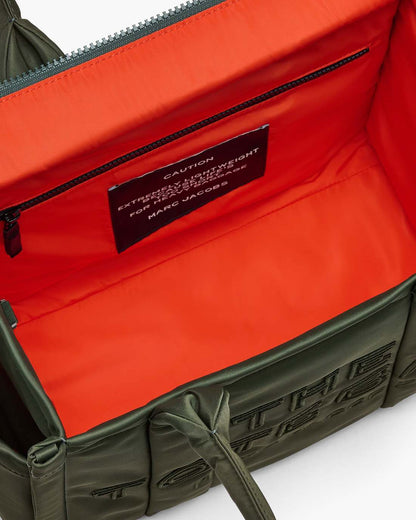 The Puffy Nylon Medium Tote Bag Army Green - Marc Jacobs Trending