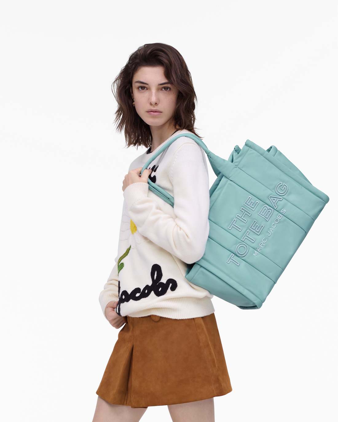 The Puffy Nylon Large Tote Bag Sky Blue - Marc Jacobs Best Seller