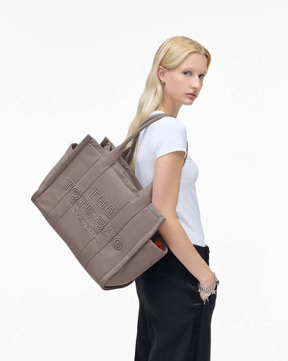 The Puffy Nylon Large Tote Bag Cement - Marc Jacobs Exclusive