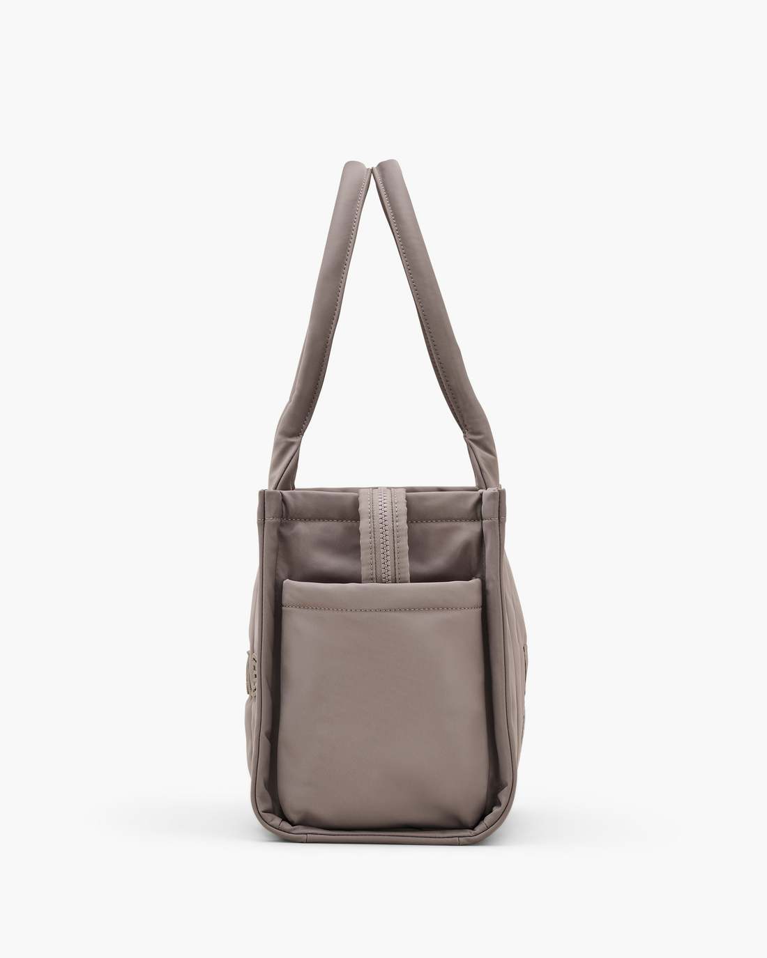 The Puffy Nylon Medium Tote Bag Cement - Marc Jacobs Signature