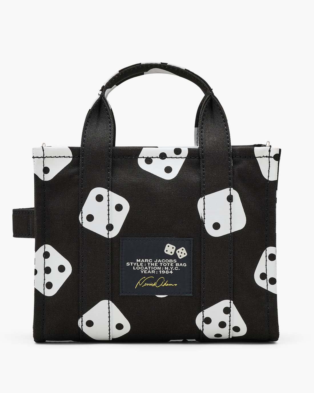 Derrick Adams X Marc Jacobs Canvas Small Tote Bag Black/White - Marc Jacobs Popular