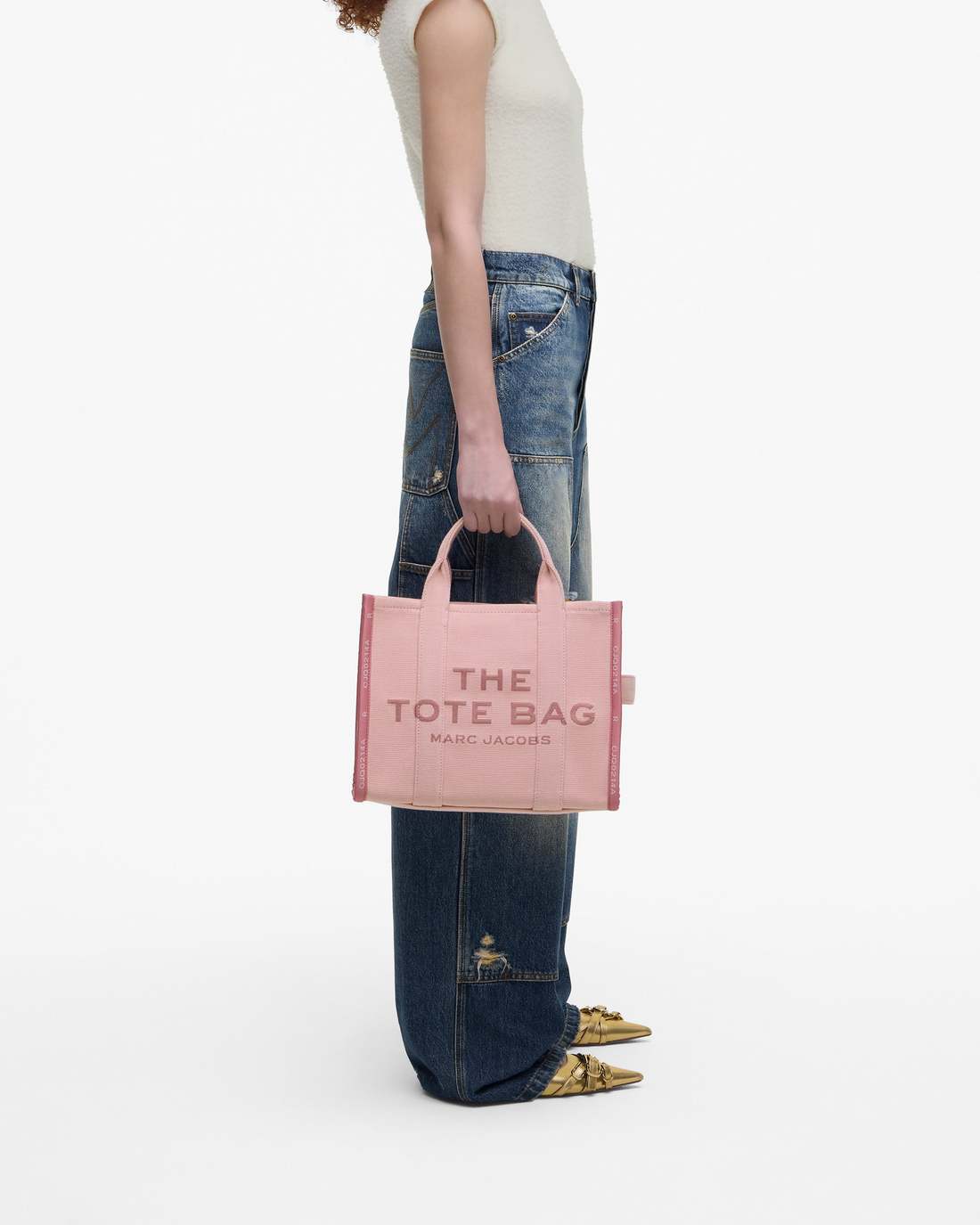 The Jacquard Medium Tote Bag Rose - Marc Jacobs Best Seller