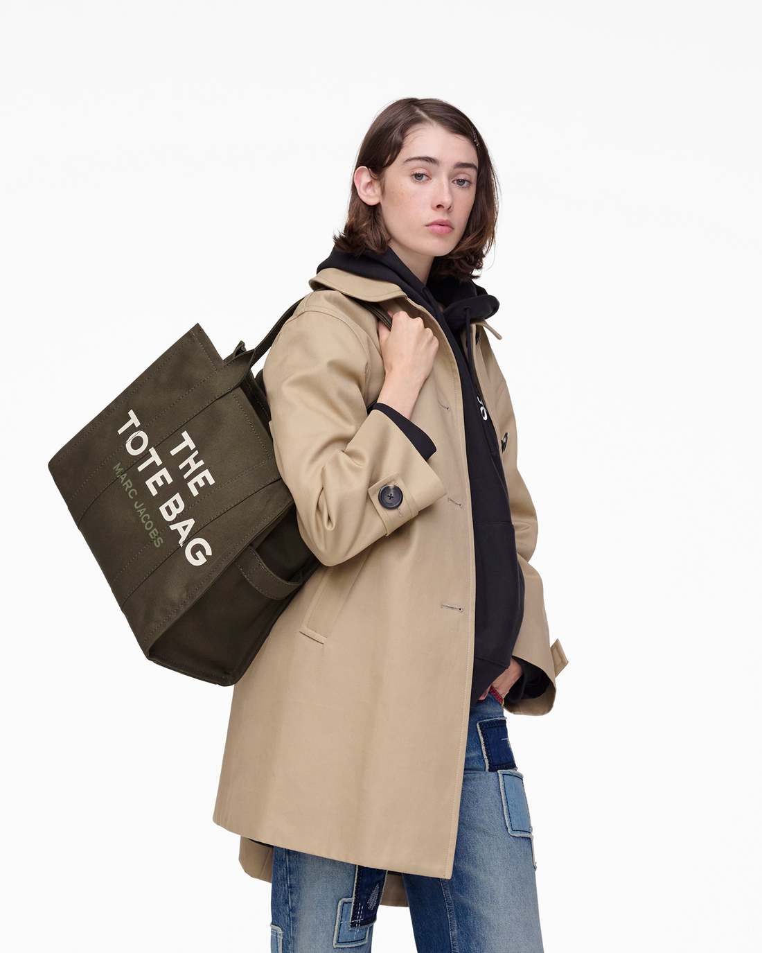 The Canvas Large Tote Bag Forest - Marc Jacobs Signature