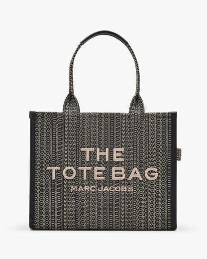 The Monogram Jacquard Large Tote Bag Beige Multi - Marc Jacobs New