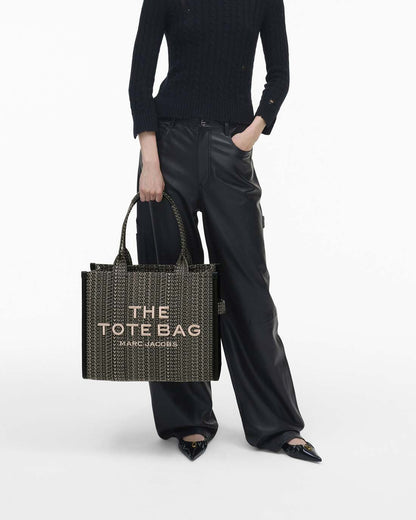 The Monogram Jacquard Large Tote Bag Beige Multi - Marc Jacobs New