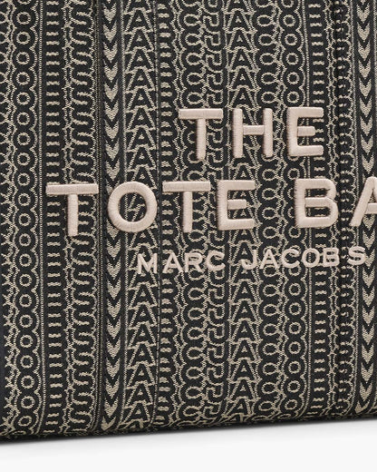 The Monogram Jacquard Medium Tote Bag Beige Multi - Marc Jacobs Featured