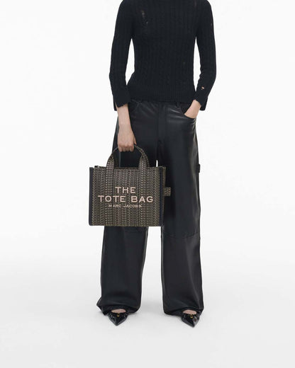The Monogram Jacquard Medium Tote Bag Beige Multi - Marc Jacobs Featured
