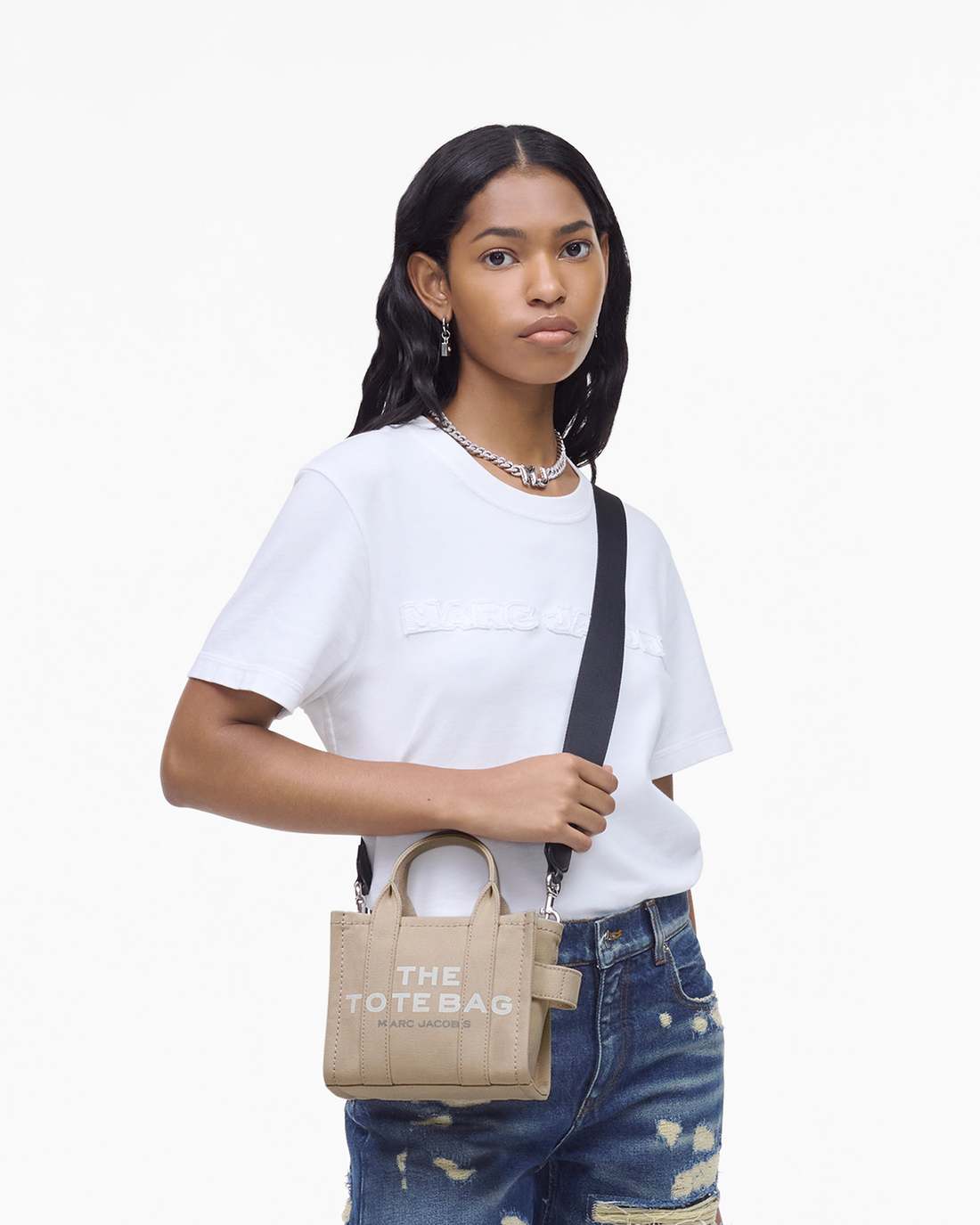 The Canvas Crossbody Tote Bag Beige - Marc Jacobs Trending