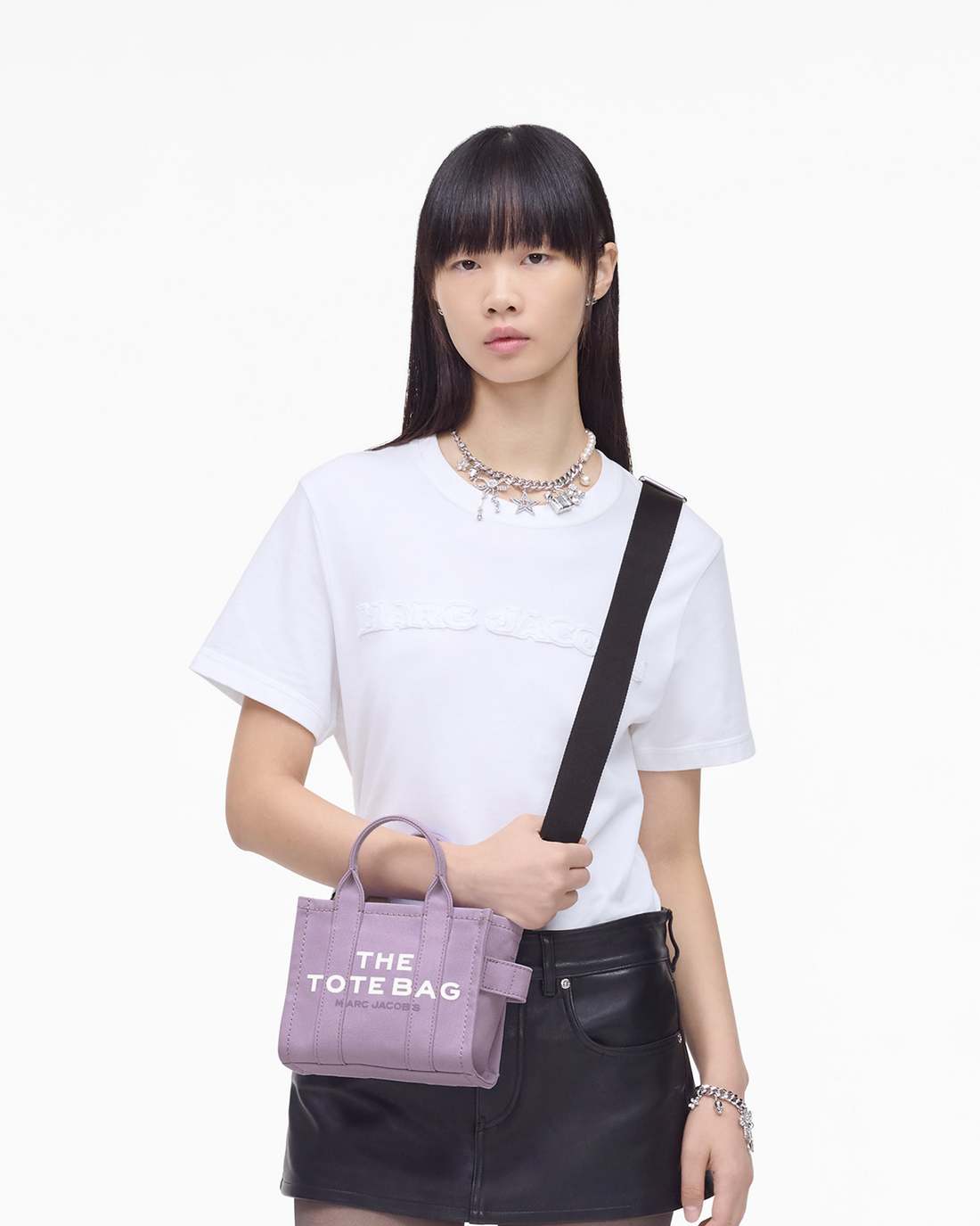 The Canvas Crossbody Tote Bag Lilac - Marc Jacobs Best Seller