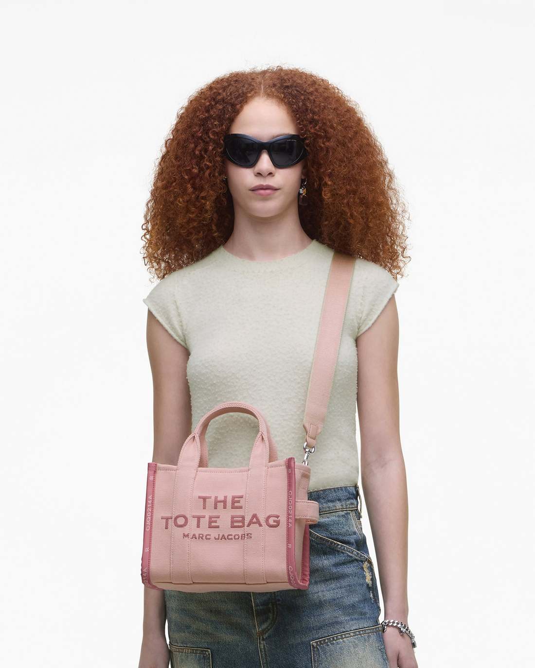 The Jacquard Small Tote Bag Rose - Marc Jacobs Exclusive