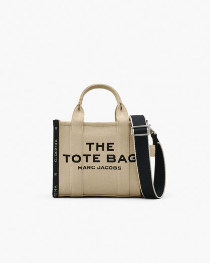 The Jacquard Small Tote Bag Warm Sand - Marc Jacobs Signature
