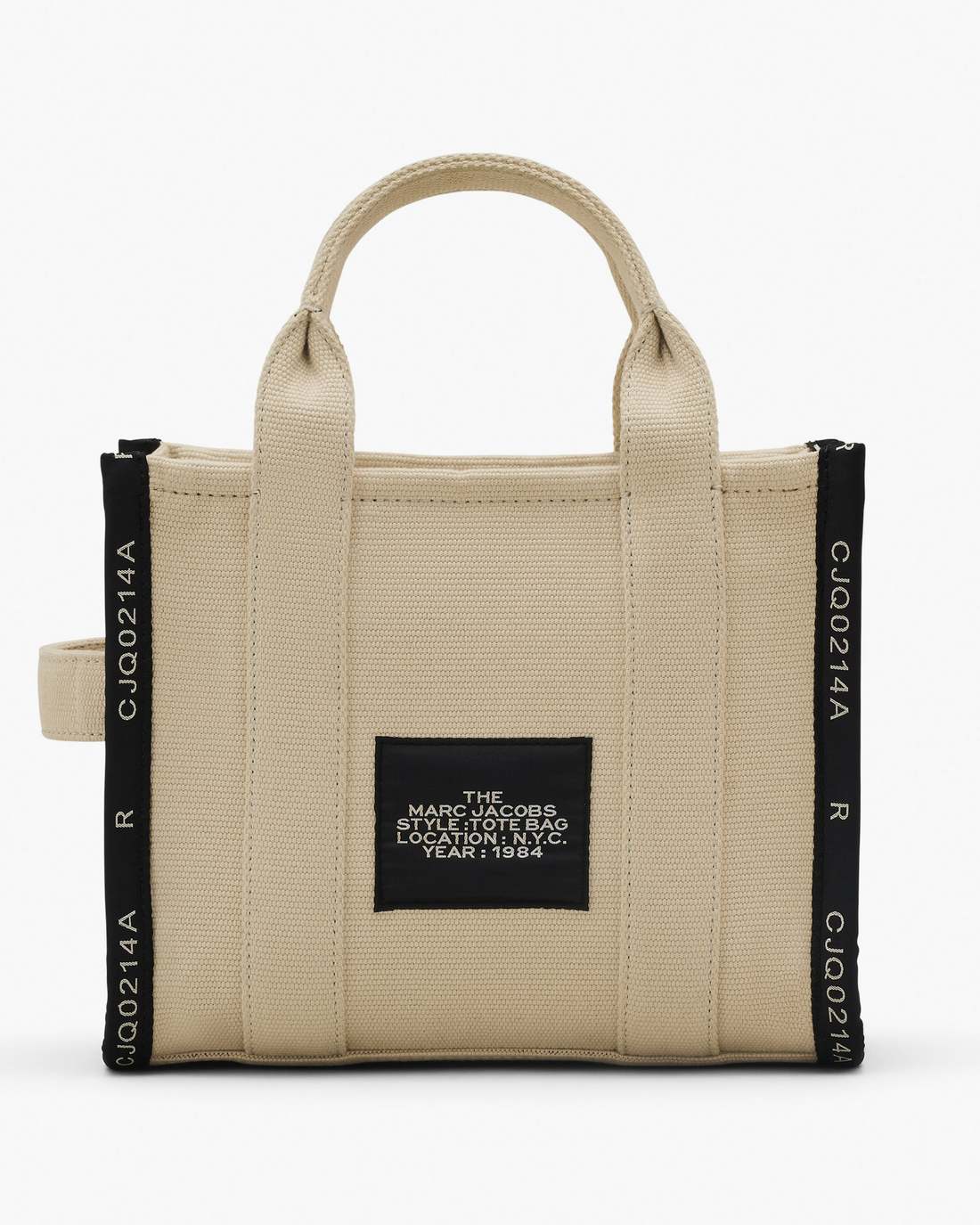 The Jacquard Small Tote Bag Warm Sand - Marc Jacobs Signature