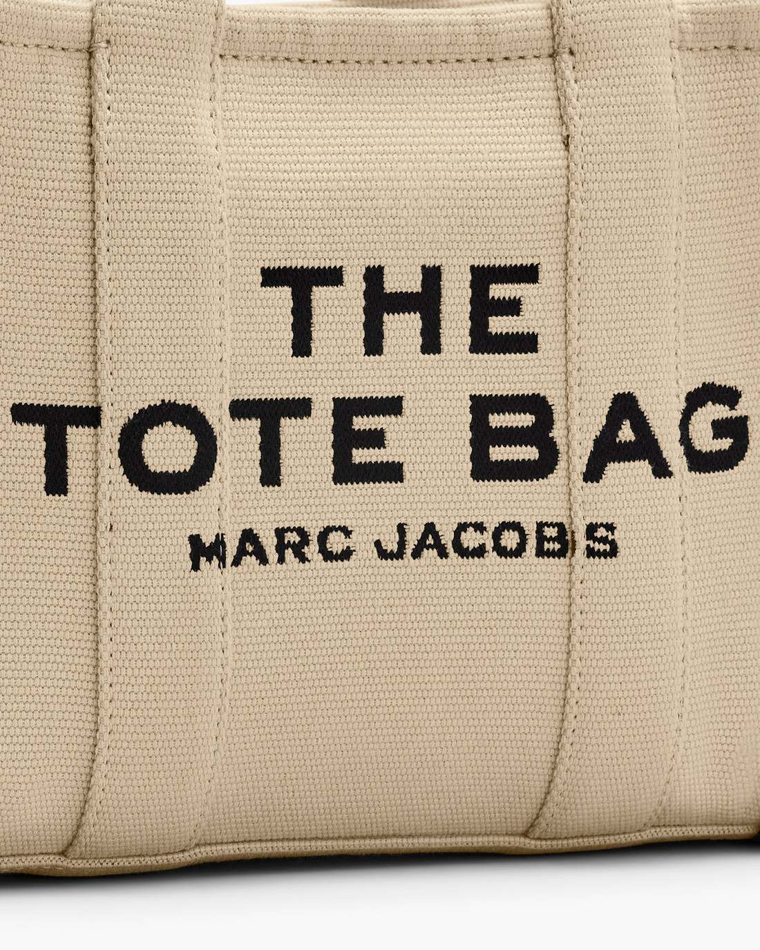 The Jacquard Small Tote Bag Warm Sand - Marc Jacobs Signature