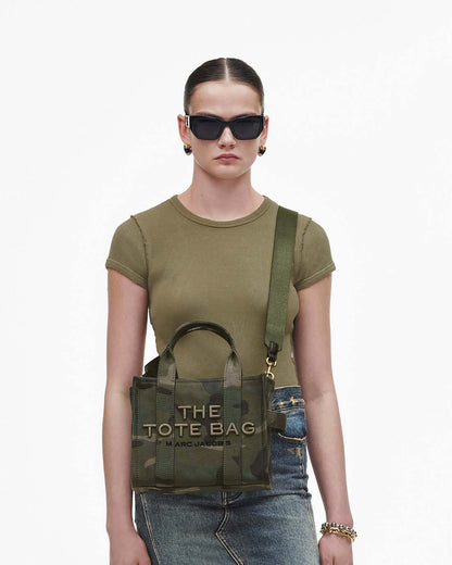 The Camo Jacquard Small Tote Bag Camo Multi - Marc Jacobs New