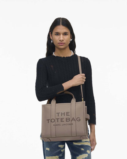 The Leather Medium Tote Bag Cement - Marc Jacobs Popular