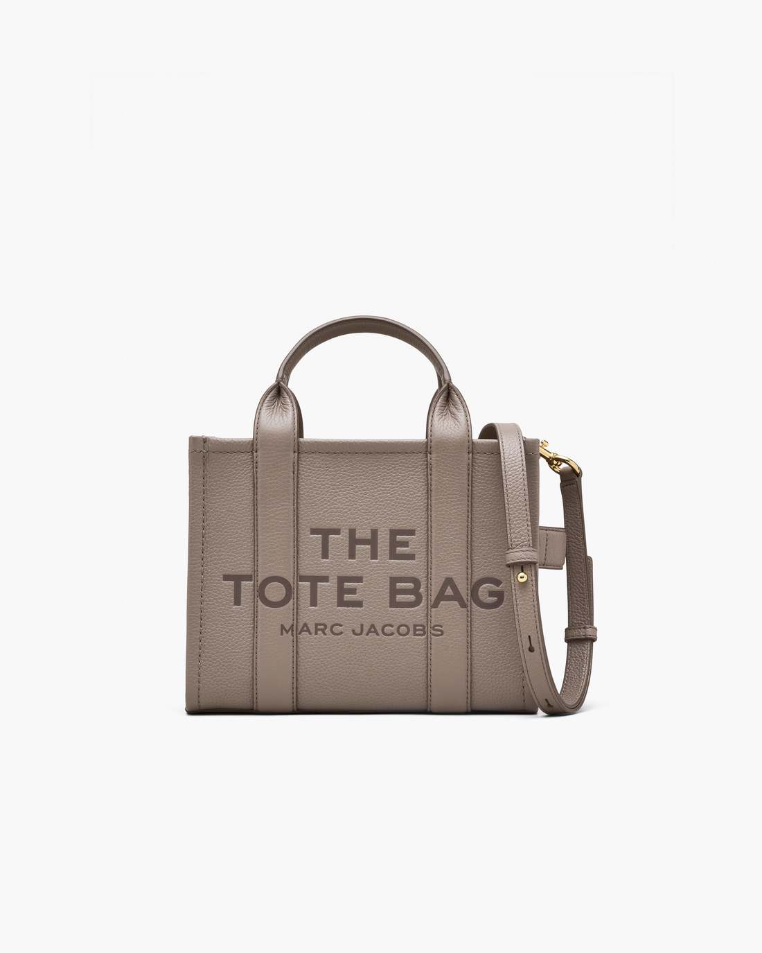 The Leather Small Tote Bag Cement - Marc Jacobs Trending