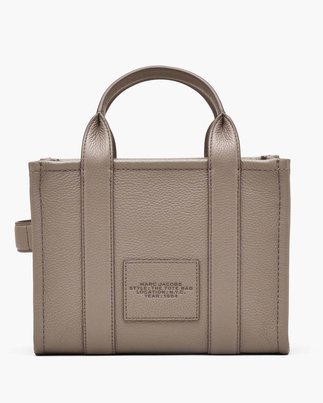 The Leather Small Tote Bag Cement - Marc Jacobs Trending