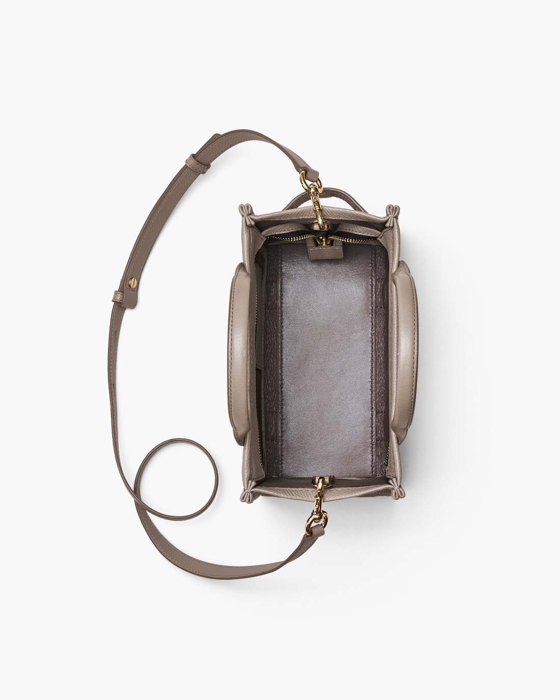 The Leather Small Tote Bag Cement - Marc Jacobs Trending